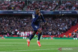 Gol cepat Dembele antar PSG raih kemenangan di kandang Arsenal
