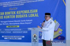 Pemkab Aceh Barat gelar pelatihan penulisan berbasis budaya lokal