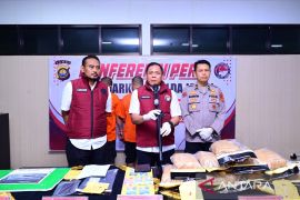 Polda Jambi sita 11 kilogram ganja dari dua pengedar asal Sumut