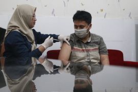 Jamaah calon haji asal Kota Madiun jalani suntik vaksin meningitis