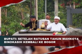 Bupati: Setelah ratusan tahun Mahkota Binokasih kembali ke Bogor