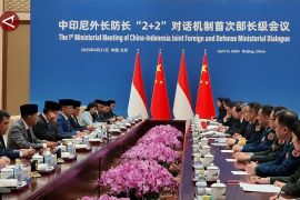 Menlu dan Menhan Indonesia-China lakukan dialog 2+2 di Beijing