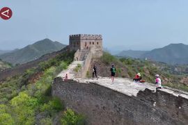 Ribuan pelari ikuti lari trail di Tembok Besar China