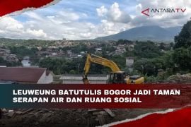 Leuweung Batutulis Bogor, jadi taman serapan air dan ruang sosial