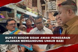 Bupati Bogor sidak awasi peredaran jajanan mengandung unsur babi