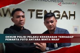 Oknum polisi pelaku kekerasan terhadap pewarta foto ANTARA minta maaf