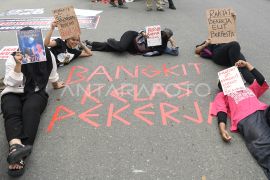 Aksi Hari Buruh Internasional 2025 di Samarinda