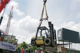 Pembuktian Yamaha G-Ultima sanggup angkat beban 5 Ton