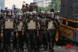 13 orang ditangkap karena anarkis saat aksi di Hari Buruh di DPR/MPR