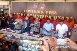 Polda Sumut tangkap 159  tersangka dari 101 kasus narkoba