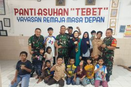 Korem 051/WKT wujudkan kepedulian melalui karya bakti dengan rehab panti asuhan