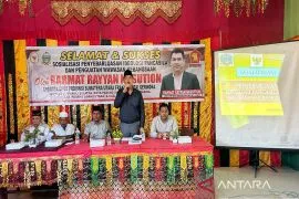 Anggota DPRD Rahmat Rayyan sosialisasi Ranperda kepemudaan di Mandailing Natal