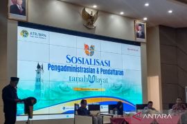 Pemkab Dharmasraya dorong pendaftaran tahan ulayat untuk kepastian hukum