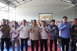 Ratusan warga Cigudeg Bogor ikuti sosialisasi program Makan Bergizi Gratis