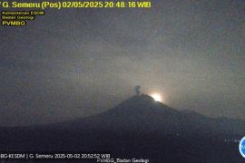 Jumat malam, Gunung Semeru erupsi disertai letusan
