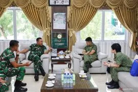 Atase Darat Singapura kunjungi Kodam I/BB, bahas PIP dan kemitraan