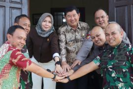 Bupati Beltim pimpin coffee morning dengan Forkopimda