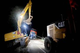 Dinas PUPR Barut perbaiki jembatan ambruk di Desa Sei Rahayu II