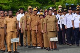Wabup Jayapura apresiasi antusiasme ASN ikuti apel pagi