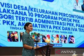 PKK Sumut supervisi pelaksanaan  10 program pokok tingkat provinsi