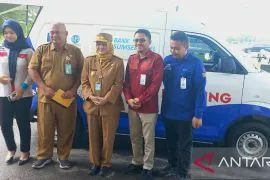 Bank Sumsel Babel serahkan mobil samsat keliling ke pemprov Bangka Belitung