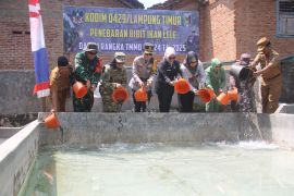 TNI dan Pemkab Lampung Timur hadirkan solusi air bersih lewat TMMD ke-124