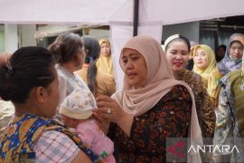 Ketua PKK Langkat ikuti percepatan imunisasi untuk Indonesia emas