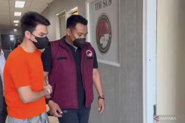 Polisi tidak menahan artis JF karena sakit