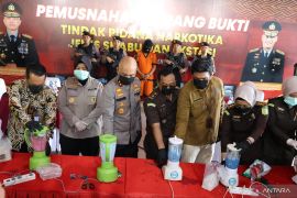 Polda Babel musnahkan sabu dan ekstasi senilai Rp6,41 miliar