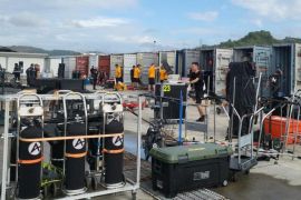 Bongkar muat logistik peserta GT World Challenge Asia rampung