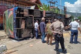 Dua korban kecelakaan bus ALS di Padang Panjang belum teridentifikasi