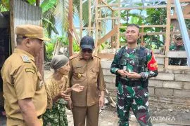 Wabup HST tinjau sejumlah sasaran TMMD di Desa Pengambau Hilir Luar