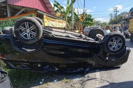 Pejabat Pemprov Kalsel alami kecelakaan di Simpang Empat Barikin HST