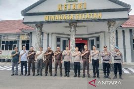Polres Mitra perkuat sinergitas dengan Kejari Minsel