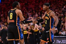 Wilayah Barat NBA: Thunder hancurkan Nuggets 149-106 untuk samakan kedudukan 1-1