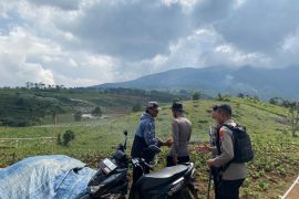 Polres Garut menggelar patroli antisipasi kejahatan di perkebunan teh