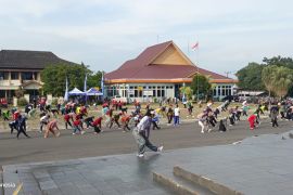 Tingkatkan silaturahmi, Pemkot Pangkalpinang gelar senam bersama