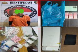 Buruh di Kuin Banjarmasin Barat miliki 60,68 gram sabu