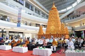 Miniatur Mahabodhi Temple di Samarinda raih rekor MURI