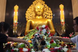 Umat Buddha Kaltim doakan untuk kedamaian dan kelancaran transisi IKN
