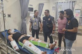 Seorang pria di Palembang nyaris tewas, dibacok musuh lama sesaat menjelang akad nikah
