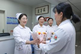 Potret perayaan Hari Perawat Internasional di China