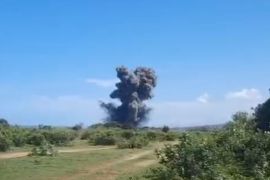 Pantai lokasi ledakan amunisi di Garut jauh dari permukiman warga