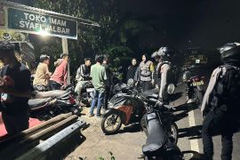 Polres Maros patroli rutin di lokasi rawan kejahatan