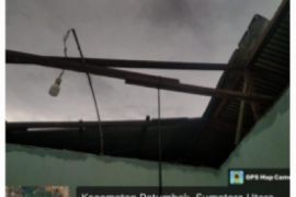 Sebanyak 12 rumah di Kabupaten Deliserdang rusak akibat cuaca ekstrem