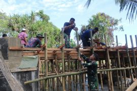 TMMD di Serang bangun jembatan untuk tingkatkan ekonomi warga