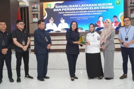 Wakil Bupati hadiri sosialisasi layanan hukum dan persidangan elektronik