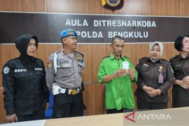 Polda Bengkulu musnahkan 1,3 kilogram sabu dari dua residivis