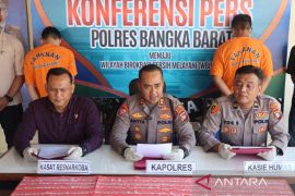 Polres Bangka Barat ungkap dua kasus peredaran sabu-sabu