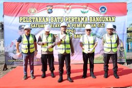 Dukung program makanan bergizi, Polda Babel groundbreaking pembangunan SPPG